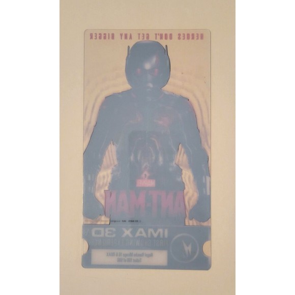 Marvel Ant-Man 2015 Regal IMAX 3D First Show Experience Collectible Movie Ticket - Picture 3 of 3